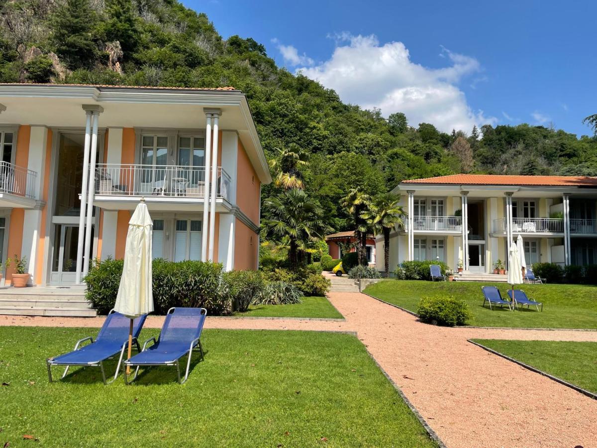 Ville Lago Lugano Porto Ceresio Buitenkant foto