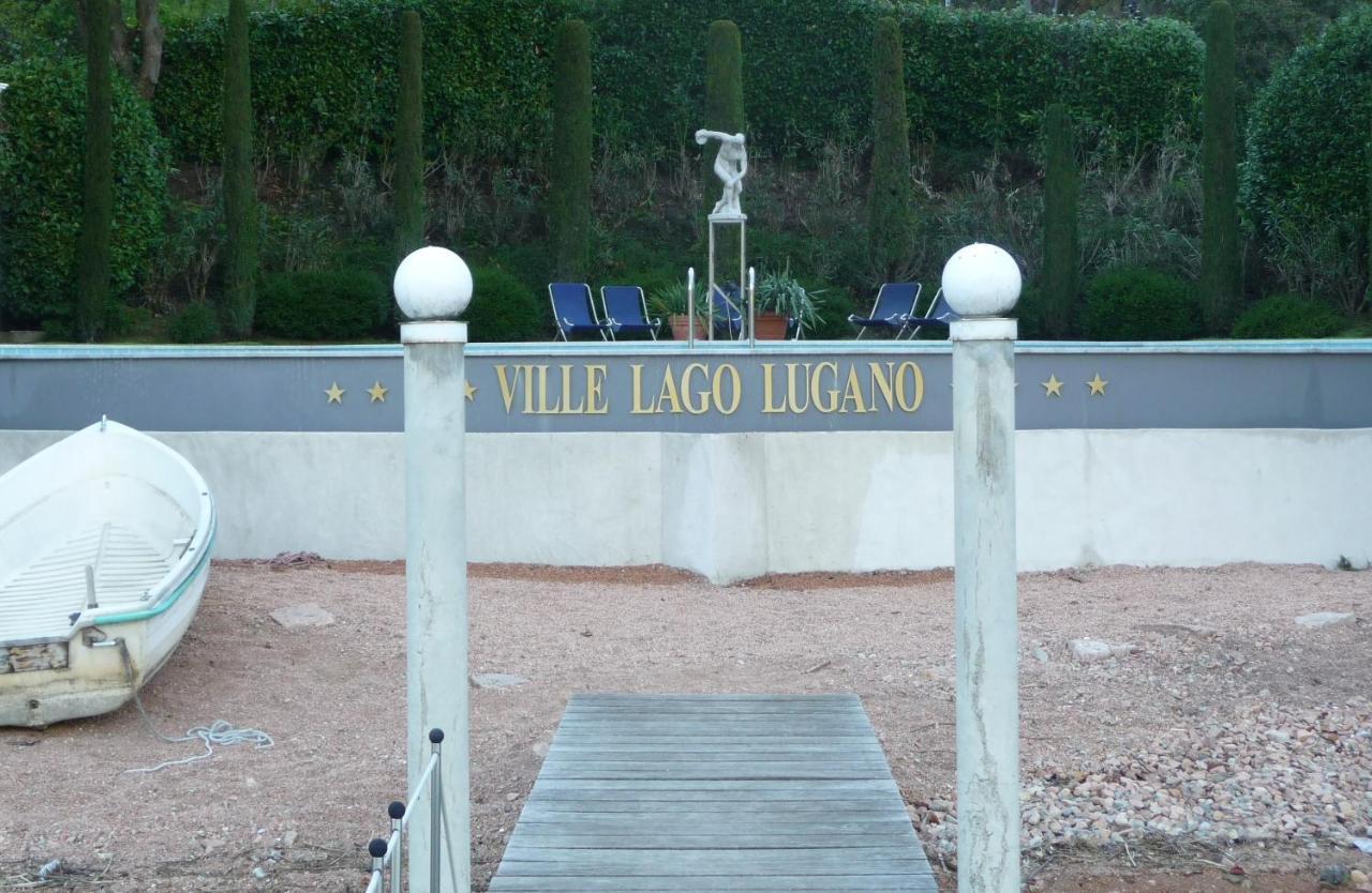 Ville Lago Lugano Porto Ceresio Buitenkant foto