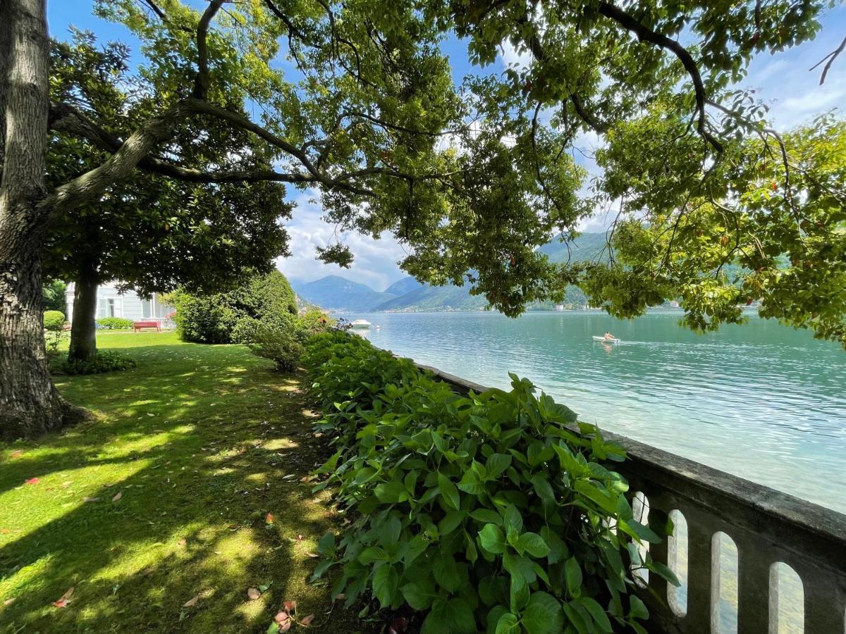 Ville Lago Lugano Porto Ceresio Buitenkant foto