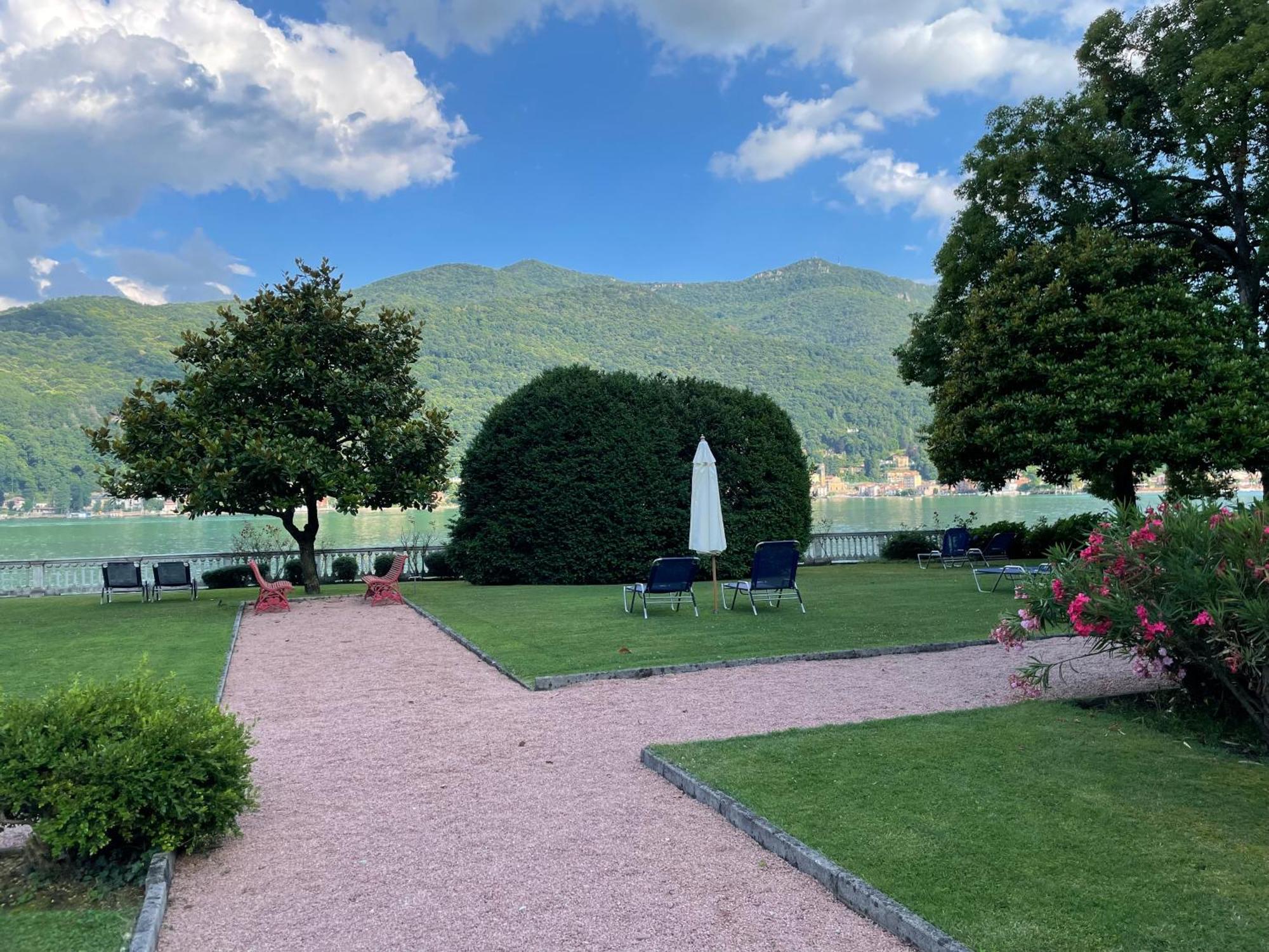 Ville Lago Lugano Porto Ceresio Buitenkant foto