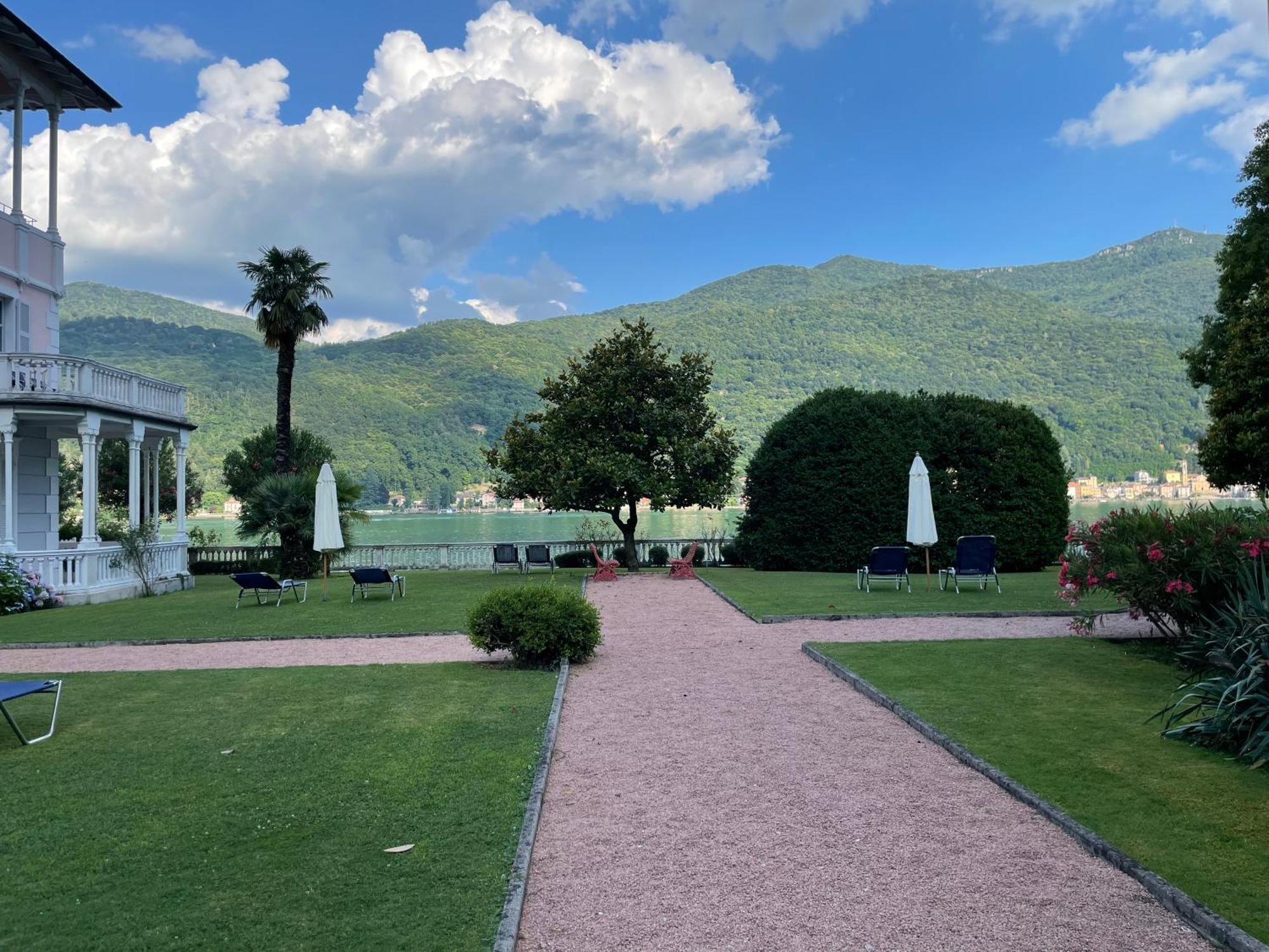 Ville Lago Lugano Porto Ceresio Buitenkant foto