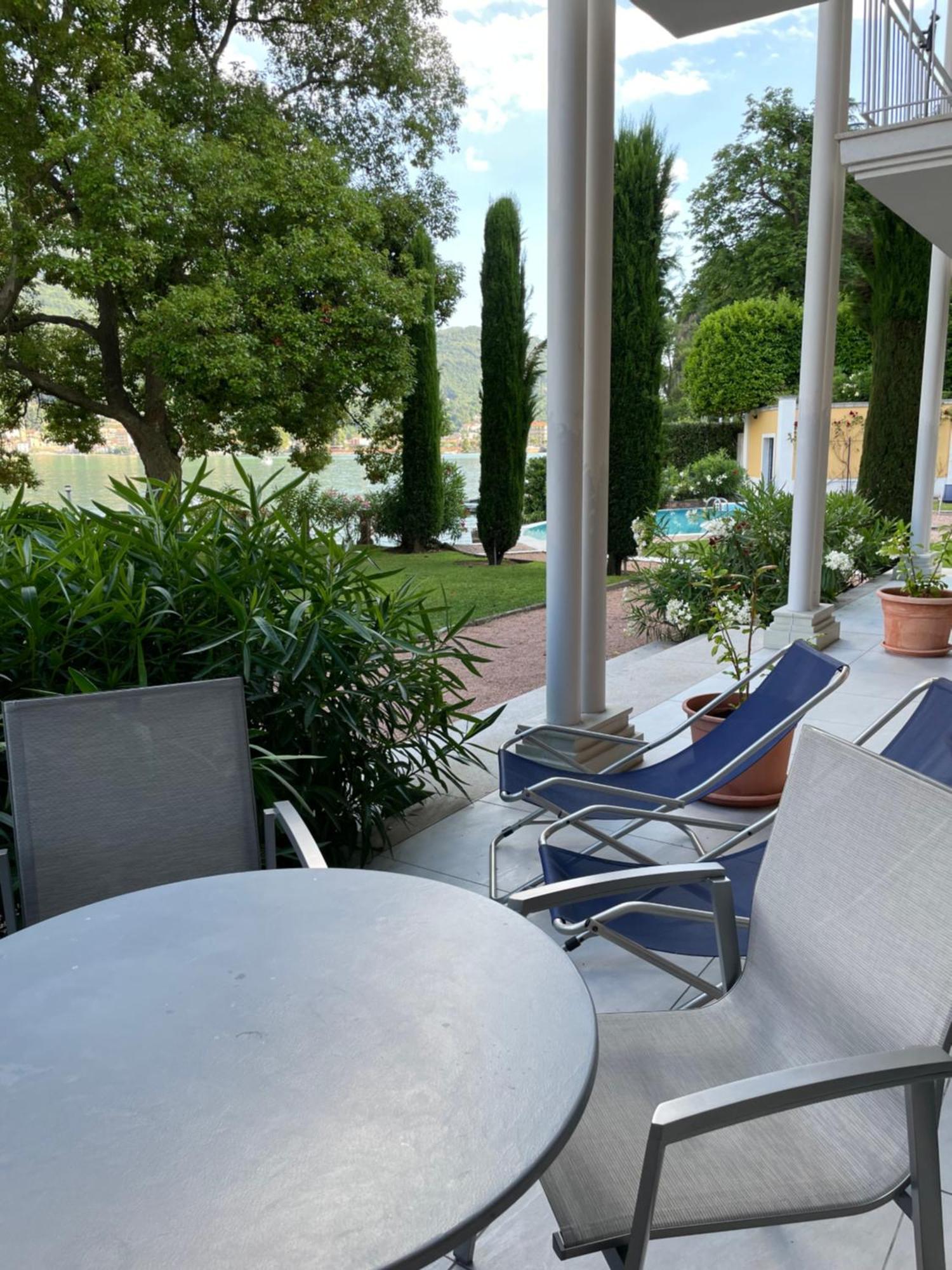 Ville Lago Lugano Porto Ceresio Kamer foto